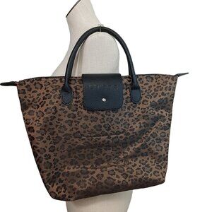 Chicos Tote Bag Animal Print Packable Foldable Travel Tote‎ Bag Purse